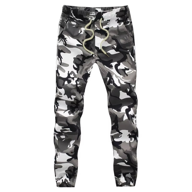 M-5X 2025 Mens Jogger Autumn Pencil Harem Pants Men Camouflage Military Pants Loose Comfortable Cargo Trousers Camo Joggers