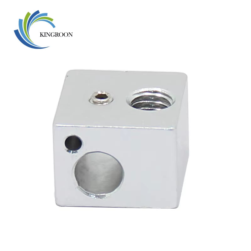 5PCS V5 Heated Block 16*16Mm*12Mm KP3S Hot End Heat Blocks for V5 J-Head Extruder Aluminum Hotend 3D Printers Parts