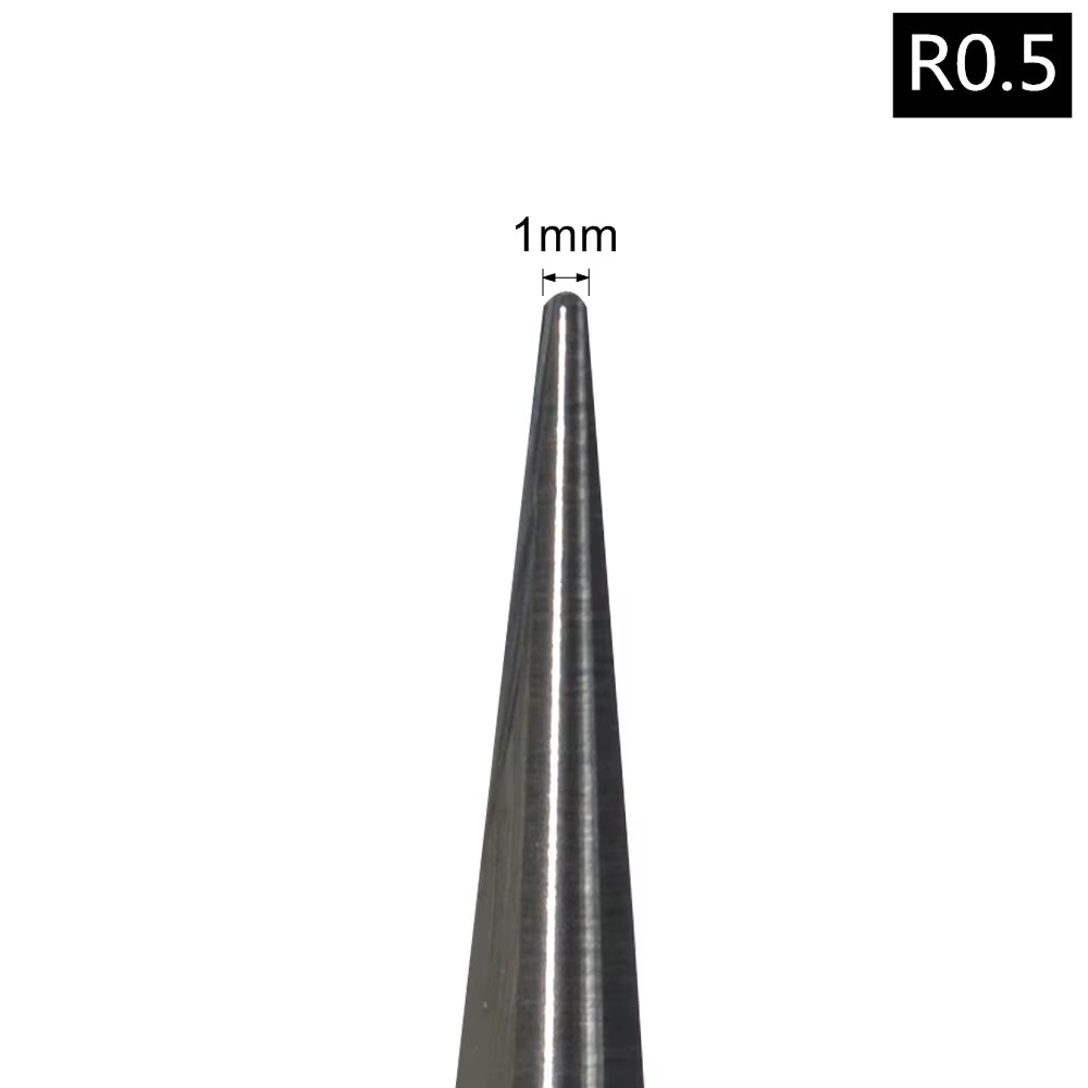 6Mm*70L,1Pcs, Taper Ball Nose End Mill,Cnc Cone Milling Cutter,Solid Carbide Tool,Woodworking Router Bit
