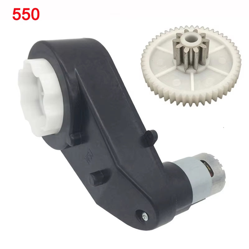 Children Electric Car High-Speed Motor, Reducer with Metal Gears,550 12V 30000Rpm Motor for Kid'S Ride on Car