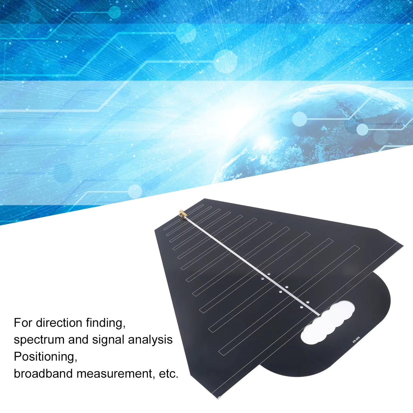 High Gain Log Periodic Antenna Ultra Wideband Broadband EMC Spectrum Analyzer Antenna Module