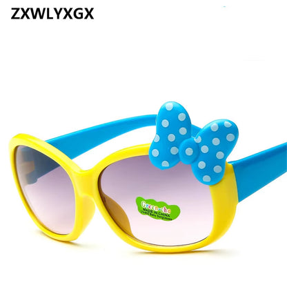 Children Goggle Girls Alloy Sunglasses Hot Fashion Boys Girls Baby Child Classic Retro Cute Sun Glasses