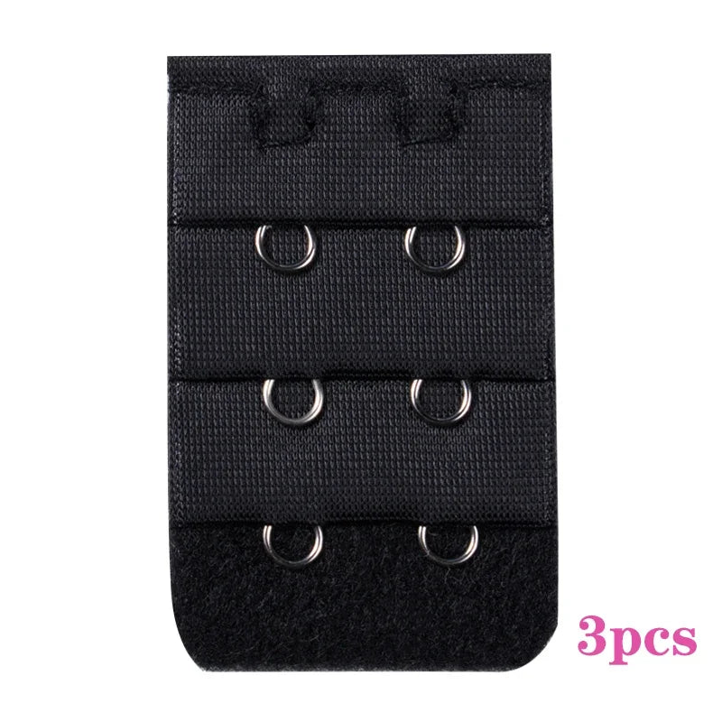 3/5Pcs Bra Extender Strap Extension 3 Hooks 2 Rows Women Intimates Lengthened Bra Hook Extenders Womens Accessoires 2/3/4Buckles