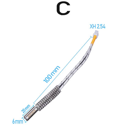 6X16 6X20 6X30Mm Ceramic Cartridge Heater 12V 24V 40W 50W 60W 70W for CNC 3D Printer Print Head Hotend J-Head
