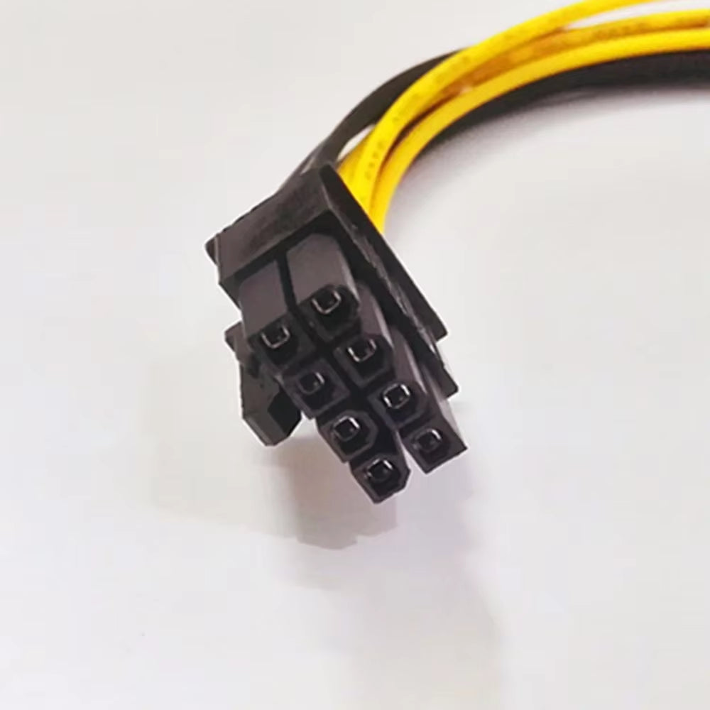 18Cm 8Pin to Dual 4Pin Video Card Power Cord Y Shape 8 Pin PCI Express to Dual 4 Pin Molex Graphics Card Power Cable Adapter