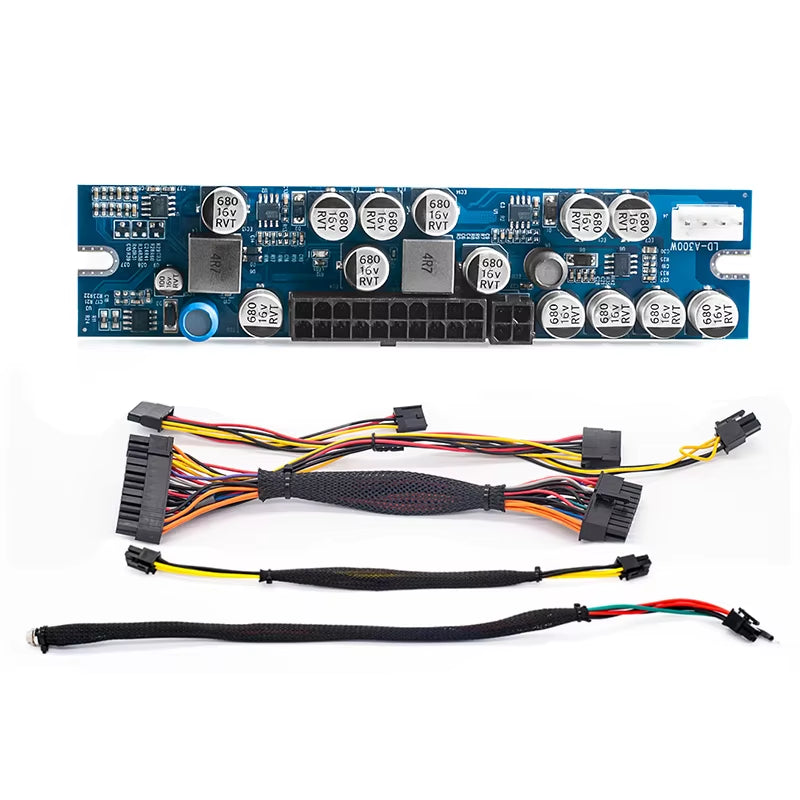 12V 300W DC DC ATX Peak Pico PSU ATX Switch Mining 24Pin Mini PSU ATX PC Power Supply for Computer Accessories