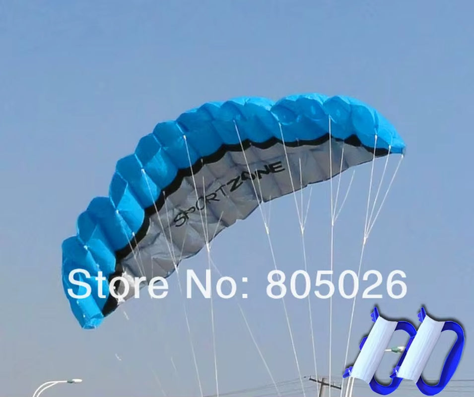 Outdoor Fun 2.5M Dual Line Stunt Power Kite Soft Kite Parafoil Kite Surf Flying Outdoor Sports Kites Kiteboard Factory Koi