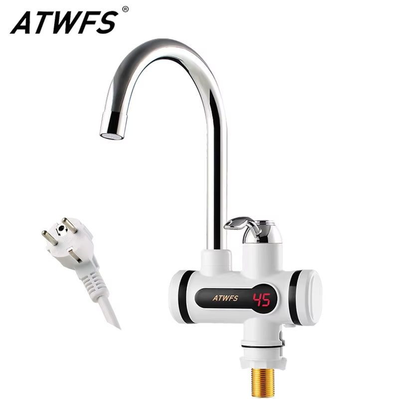 Electric Kitchen Water Heater Tap Instant Hot Water Faucet Heater Cold Heating Faucet Tankless Instantaneous Water Heater