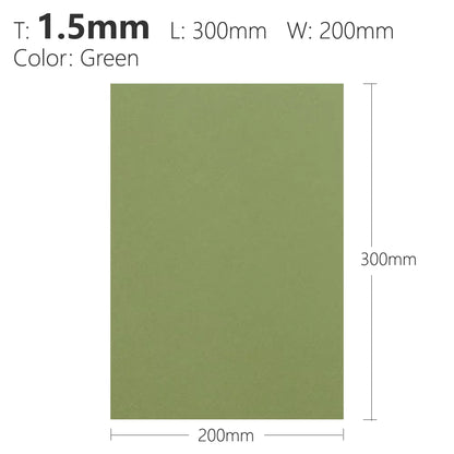 1.5Mm Black Sand Army Green Orange Kydex Sheet Thermoplastic for DIY Sheath Holster Tool Parts