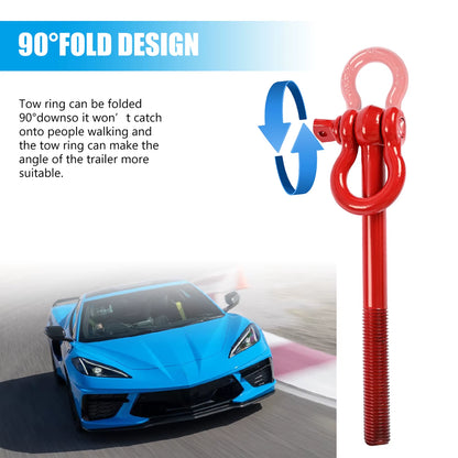 15234068 Car Tow Hook Front Rear Mid Engine Replcmt for Corvette C8 2020 2021 2022 2023 2024