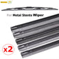 2Pcs/Lot Car Rubber Vehicle Insert Strips Wiper Blade Blades (Refill) 6Mm/8Mm 14"16"22"24"26" Car Accessories Soft Refills