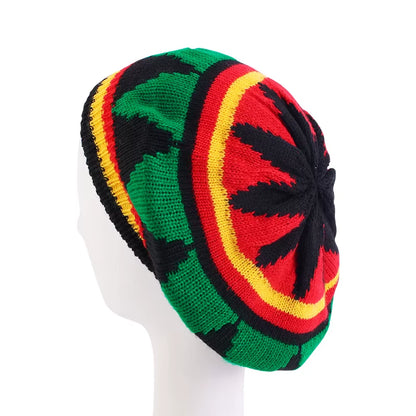 Men Women Jamican Rasta Hat Dreadlocks Wig Bob Marley Caribbean Fancy Dress Prop Unisex Knitted Beanie Hat