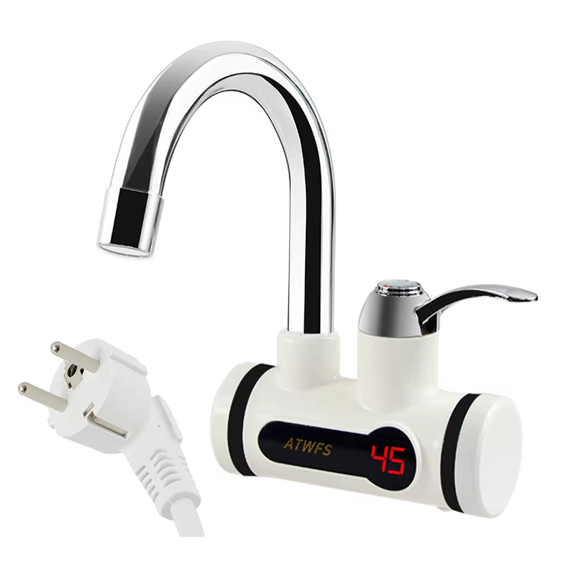 Electric Kitchen Water Heater Tap Instant Hot Water Faucet Heater Cold Heating Faucet Tankless Instantaneous Water Heater
