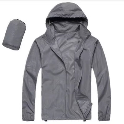 Men'S Brand Quick Dry Skin Coat Sunscreen Waterproof UV Women Thin Army Outwear Ultra-Light Windbreake Jacket 3XLYA105