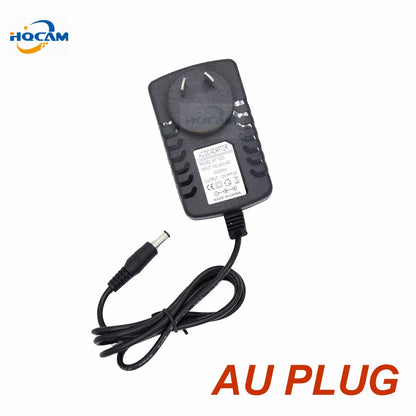 Qualified AC 110-240V to DC 12V 2A Power Supply Adapter for CCTV,EU/US/UK/AU Plug