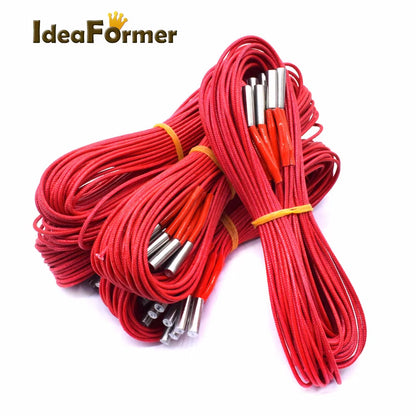 2Pcs 3D Printer 12V/24V 40W Reprap 12V/24V 40W Ceramic Cartridge Heater for 3D Printer Prusa Mendel IR3