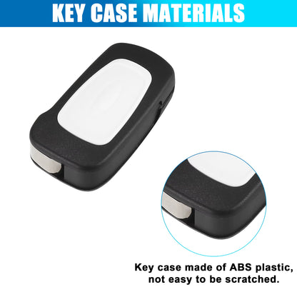 3 Key Auto Buttons Remote Control Car Fob Key for Case Shell for Ford Ka 2008-2013 Maintenance Tools Car Accessories