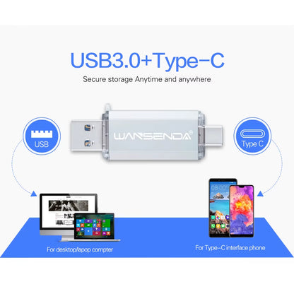Hotsale  OTG USB Flash Drive Type C Pen Drive 512GB 256GB 128GB 64GB 32GB 16GB USB Stick 3.0 Pendrive for Type-C Device