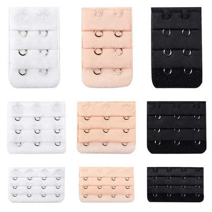 3/5Pcs Bra Extender Strap Extension 3 Hooks 2 Rows Women Intimates Lengthened Bra Hook Extenders Womens Accessoires 2/3/4Buckles