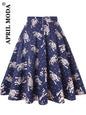 2025 Summer Midi Skirt Runway Vintage Rockabilly Sundress Red Womens Sexy Pinup 50S Cotton Polka Dot Pattern Skater Streetwear