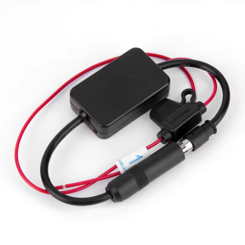 Ant-208 Car FM Antenna Amplifier 12V, Signal Booster for Marine/Boat/Vehicle, 2.4Ghz, Easy Install