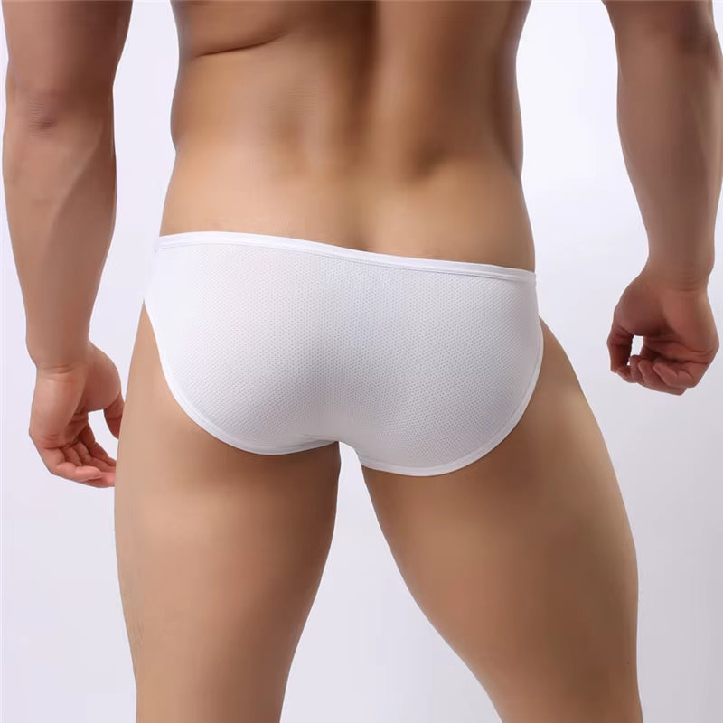 Brand New Men'S Briefs Sexy Fashion Underwear Bikini Side Metal Buckle Underwear Men Briefs High Quality B1146
