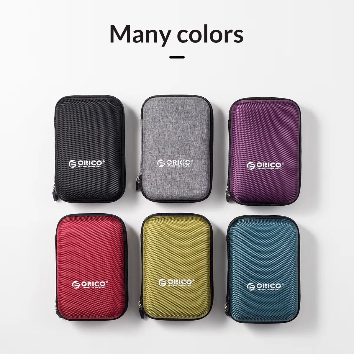 2.5 Inch HDD Box Bag Case Portable Hard Drive Bag for External Portable HDD Hdd Box Case Storage Protection Black/Red/Blue