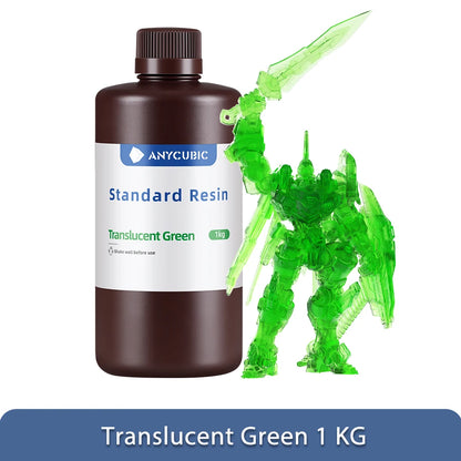 1Kg/10Kg Liquid Photopolymer Standard Resin 405Nm UV Resin for 3D Printer LCD Printing Resin Material for Photon Mono