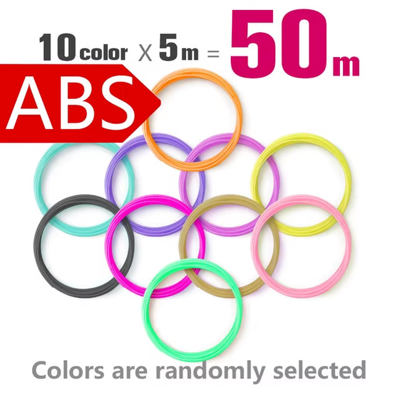 Filament 1.75Mm for 3D Pen 20/ 30 Colors Brilliant Color Filament ABS / PLA/ PCL No Smell Safety Plastic 3D Print Pen Filament