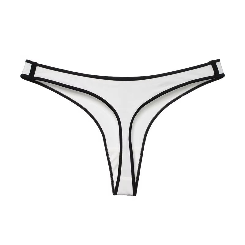 Women G String Thongs Low Rise Contton Tanga Briefs Sexy Panties Ladies' Seamless Lingerie Female Underwear Strings 1 Piece