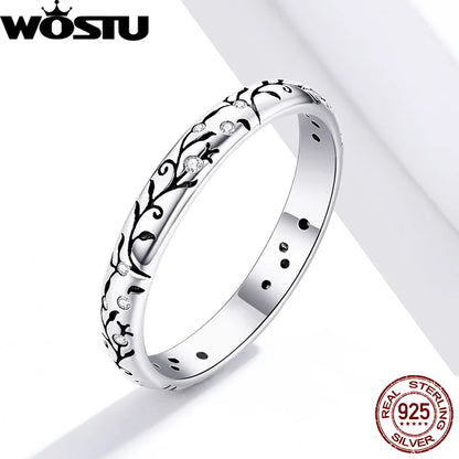 Hot Sale 100% 925 Sterling Silver Styles Stackable Ring Party Finger Wedding Rings for Women Original Fashion Jewelry Gift
