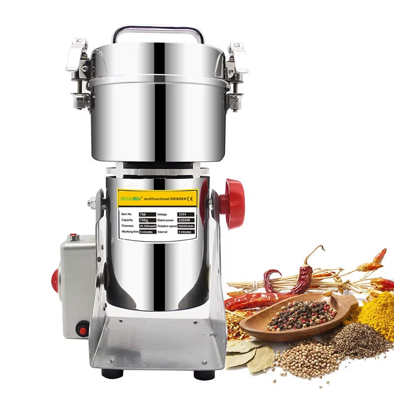 800G 700G Grains Spices Herbals Cereals Coffee Dry Food Grinder Mill Grinding Machine Gristmill Flour Powder Crusher