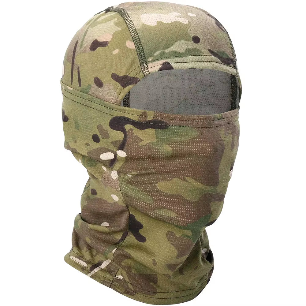 Camouflage Quick-Drying Mask Balaclava Outdoor Sport Bicycle Hood Hat Liner Full Face Cover Hiking Camping Hunting Fishing Men