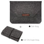 Soft Sleeve Laptop Bag for Macbook Air Pro Retina 11 12 13 14 15 Inch Notebook Tablet Case Cover for HP Dell Macbook with Gift