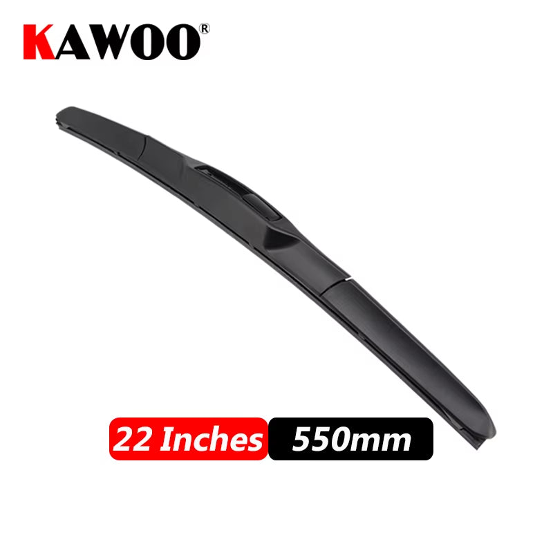 Car Wiper Blade Universal U Hook Type 14"16"17"18"19"20"21"22"24"26" Windscreen Windshield Rubber Hybrid Auto Wipers Accessories