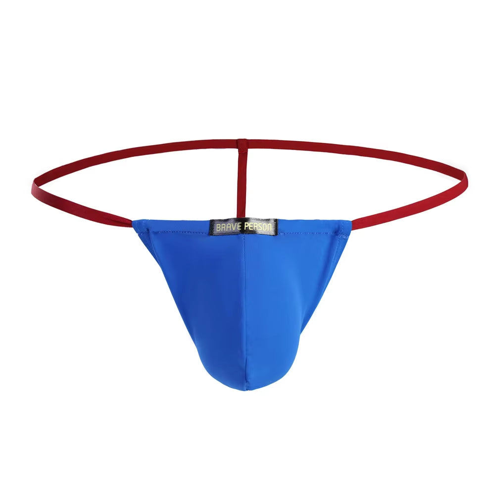 Sexy Men Underwear Gay Jockstrap Thongs Men G Strings Brand Design Fashion Sexy Low Rise Male Underpants Bikini