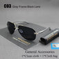 Aluminum Magnesium Polarized Sunglasses Men Driver Mirror Sun Glasses Male Fishing Female Eyewear for Men