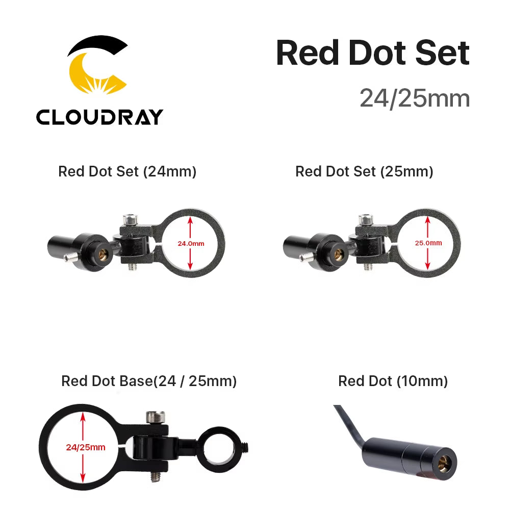 Diode Module Red Dot Device Positioning DC 5V for DIY Co2 Laser Engraving Cutting Head