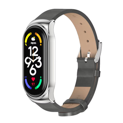 Strap for Mi Band 10 9 8 7 6 5 4 3 Bracelet Silicone Wristband for Xiaomi Mi Band 8 Metal Strap for Mi Band 7 Watchband Leather