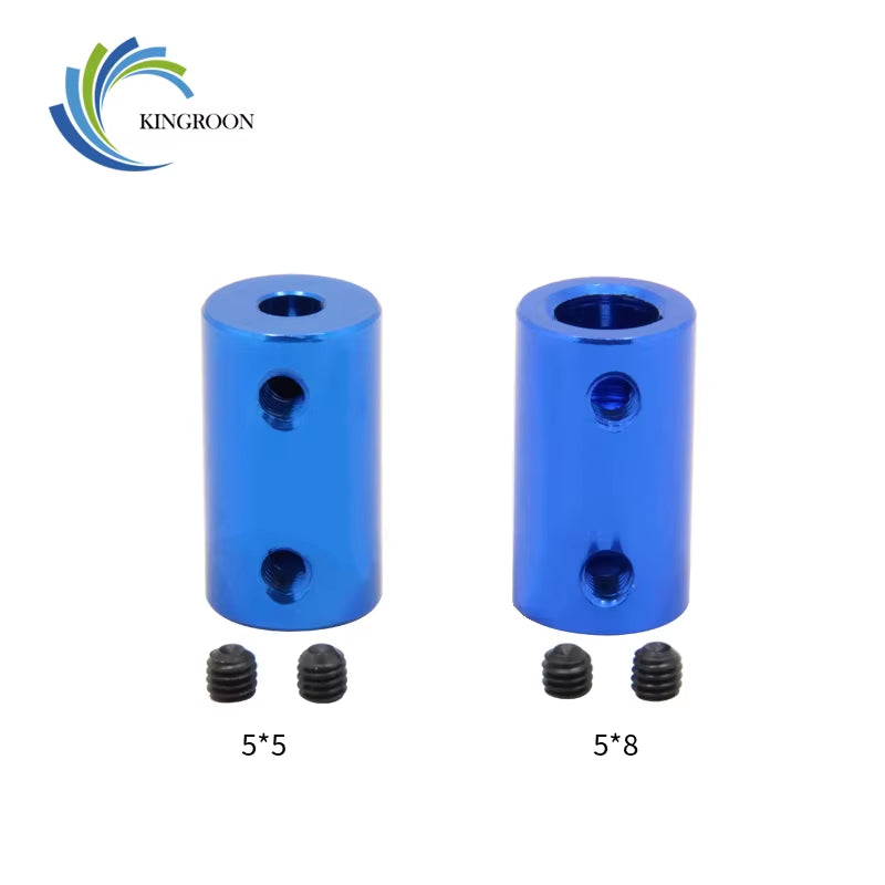 Aluminum Flexible Coupling Bore 5Mm 8Mm 3D Printer Parts Blue Flexible Shaft Coupler Screw Stepper Motor Flexible Shaft Coupler