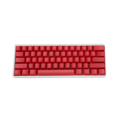 White Black Gray Green Blank Thick PBT OEM Profile 62 Key ISO 61 ANSI Keycaps for MX Switches Mechanical Keyboard (Only Keycap)