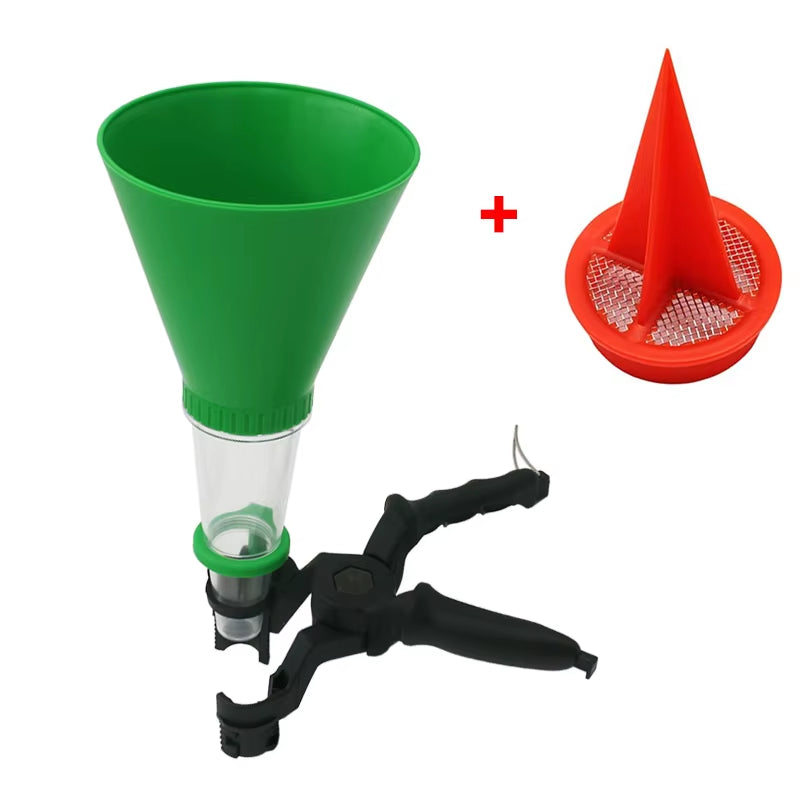 Universal Engine Oil Filling Set,Adjustable Gasoline Adapters Oil Change Equipment Kit with Adjustable Width Holding Clamp