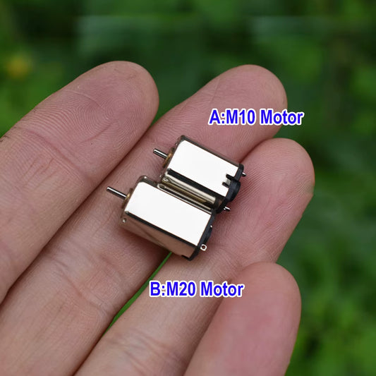 5PCS Mini M10 M20 Electric Motor DC 3V-5V 21000RPM High-Speed Model Airplane Small Electric Machine for Toy Model Accessories