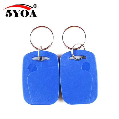 5Pcs IC+ID UID 13.56MHZ Changeable Writable Rewritable Composite Key Tags Keyfob Dual Chip Frequency + RFID 125KHZ T5577 EM4305