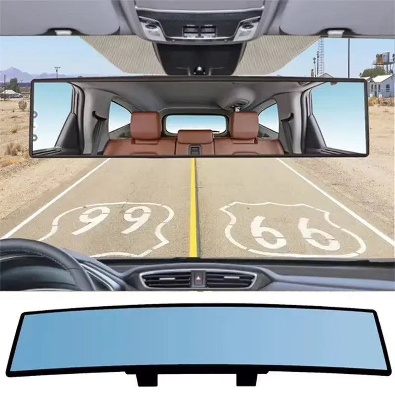 Car Baby Mirrors Interior Rear View Mirror Wide Angle Convex Rearview Mirror anti Glare Large Vision Panoramic Auxiliary Monitor