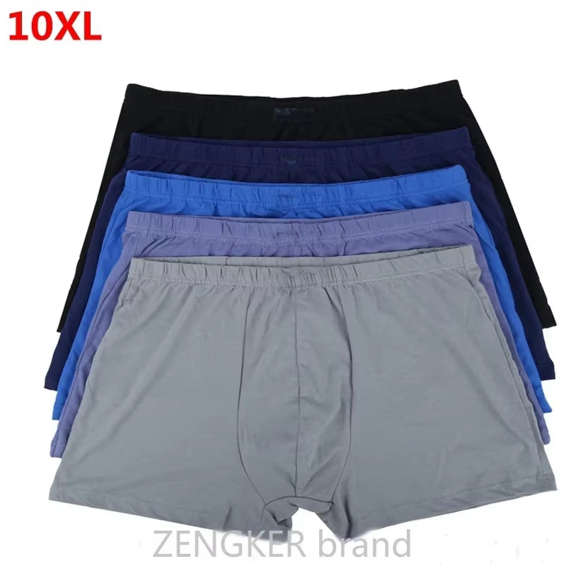 Large Size Male Cotton Underwears Loose Boxers Oversized Panties 10XL 9XL 8XL7XL Belts Big Yards Men'S Boxer plus Size