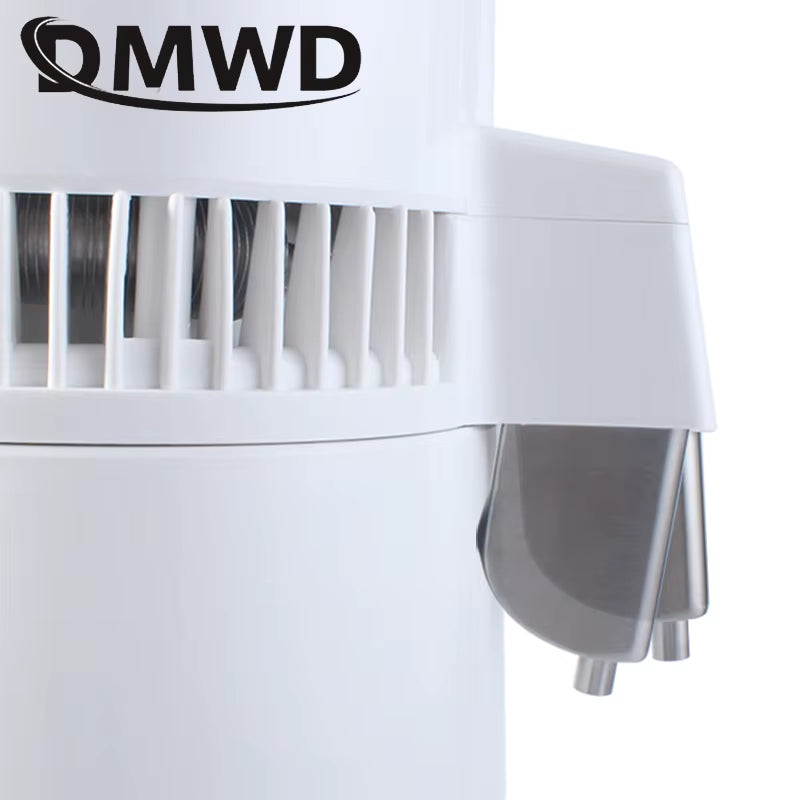 Pure Water Distiller 4L Dental Distilled Water Machine Filter Stainless Steel Electric Distillation Purifier Jug 110V 220V