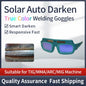 Solar Auto Darkening Eyes Mask True Color Welding Helmet Welding Mask Eyeshade/Patch/Eyes Goggles for Welder Eyes Glasses