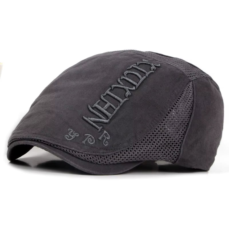HT953 Berets Cotton Flat Advance Driver Flat Cap Men Casual Sun Hats Korea Style Spring Summer Women Men Beret Hats