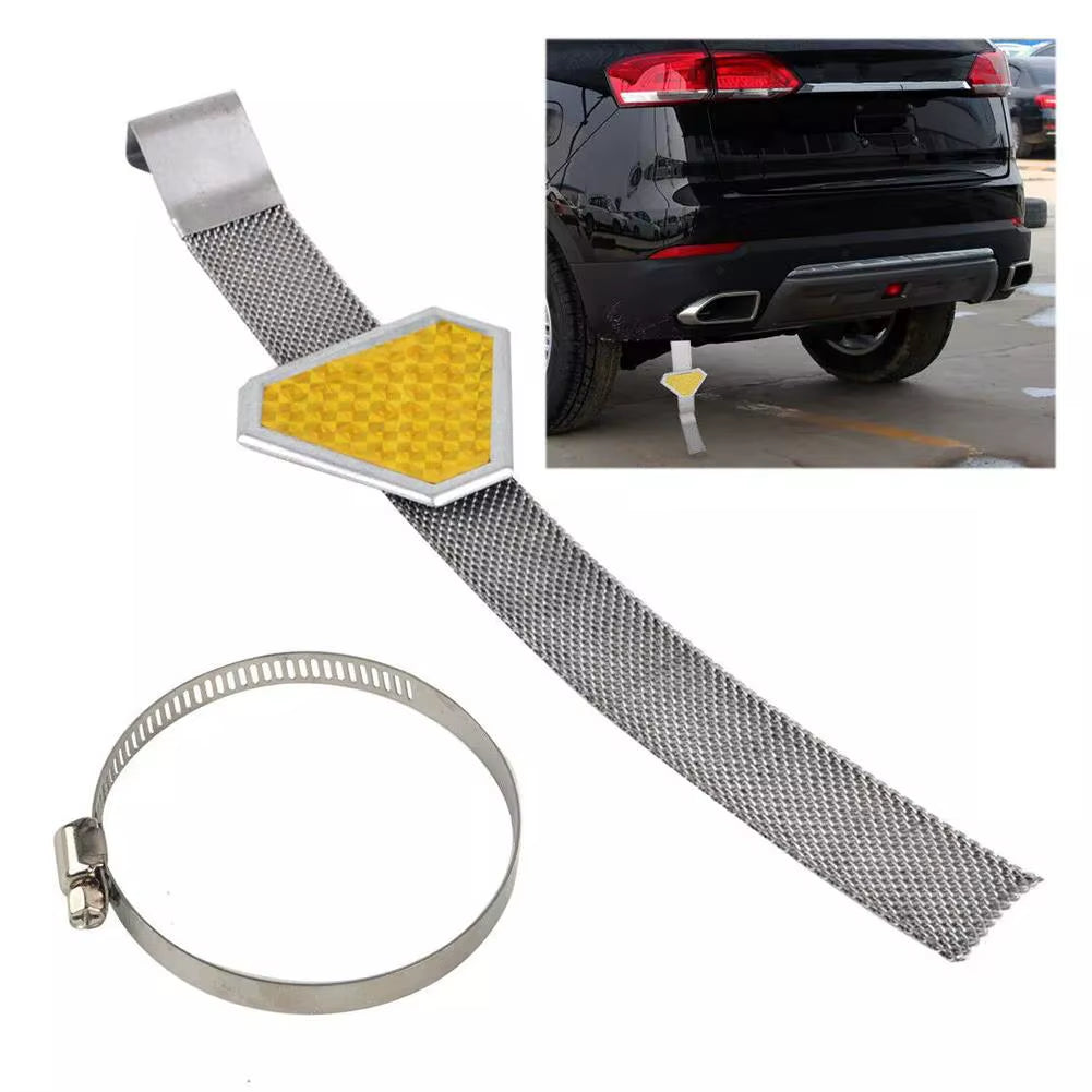 Car Static Eliminator Static Strip with Small Triangular Reflective Metal Strip Car Anti-Static Grounding Strip